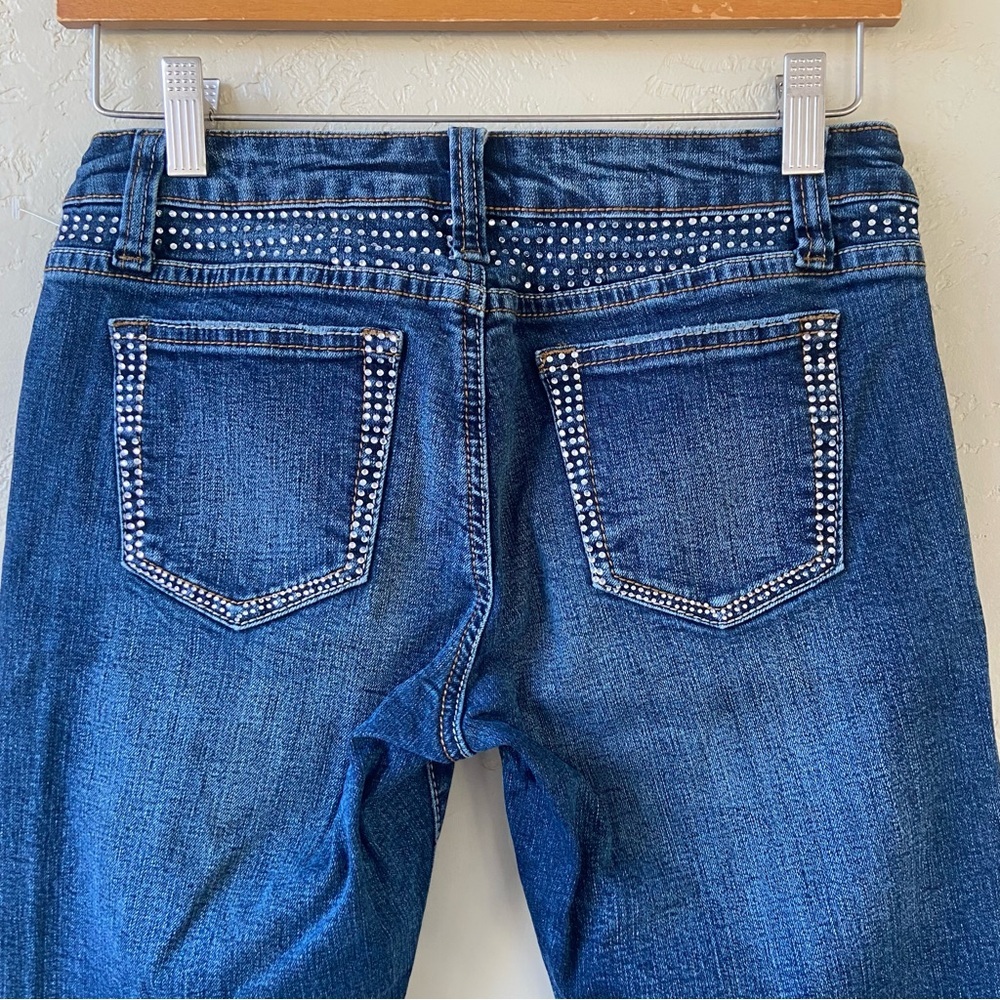 JCJQ Jeans Y2K Rhinestone Style